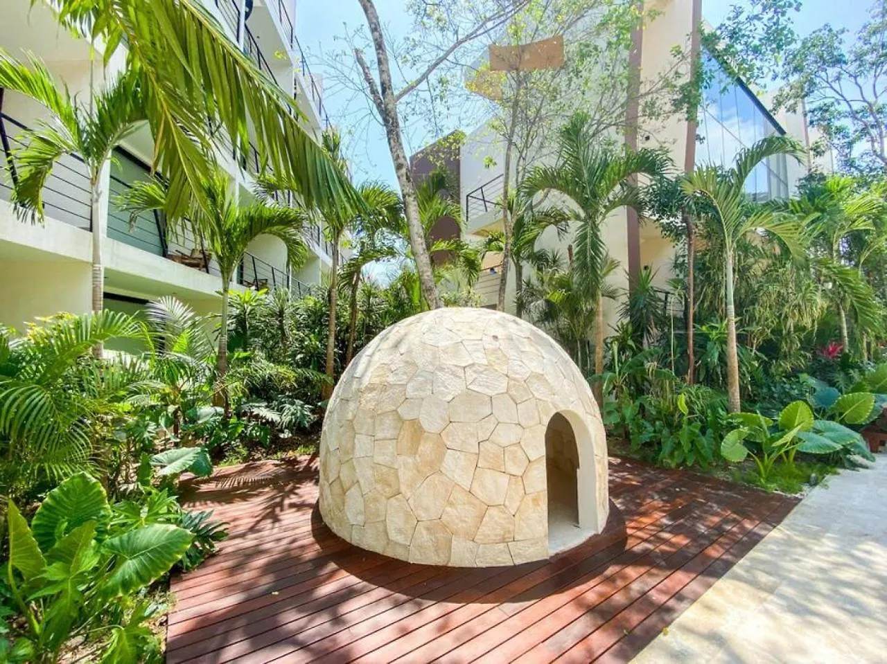 Spacious And Elegant Studio With Pool, Gym, Temazcal Tulum Apartment