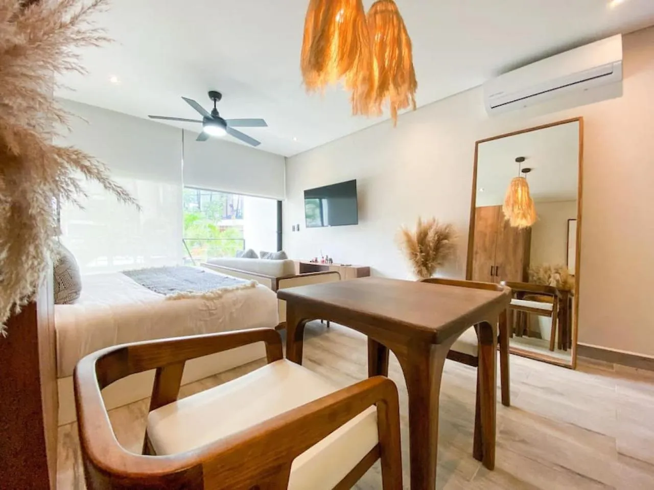 Spacious And Elegant Studio With Pool, Gym, Temazcal Tulum Apartment