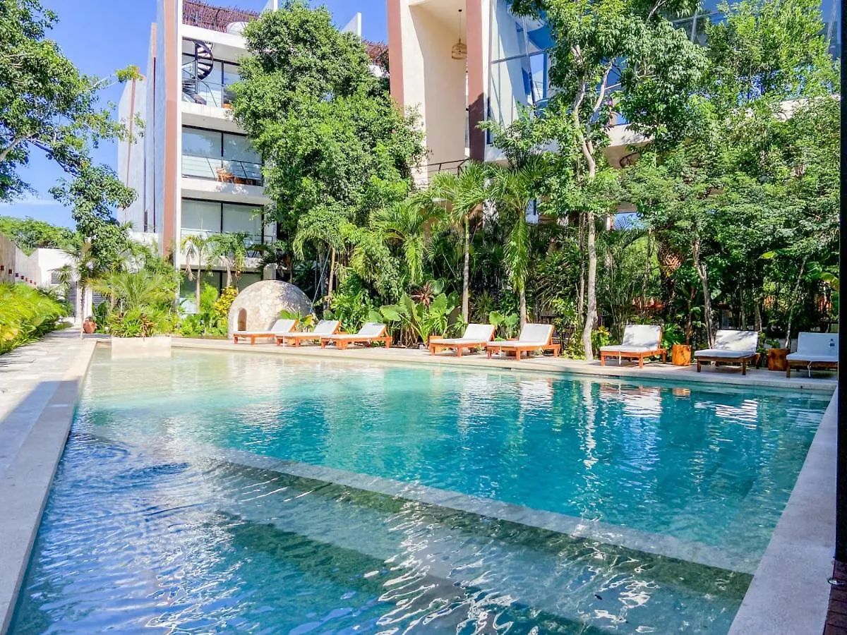 Spacious And Elegant Studio With Pool, Gym, Temazcal Tulum 0*,  Mexico